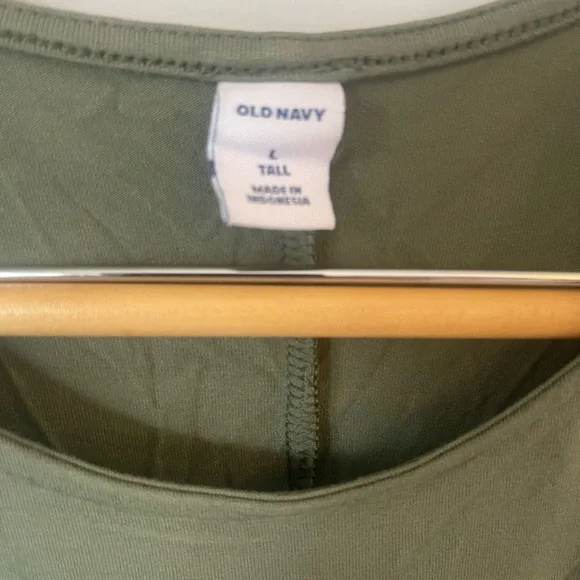 Old Navy Green Sleeveless Swing Dress - Picture 3 of 4